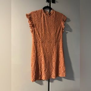 Beautiful blush pink lace dress